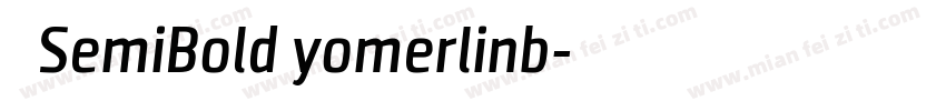 俪黑SemiBold yomerlinb字体转换